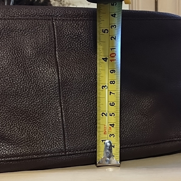 DKNY Dark Brown Leather Hobo Bag - Picture 5 of 7